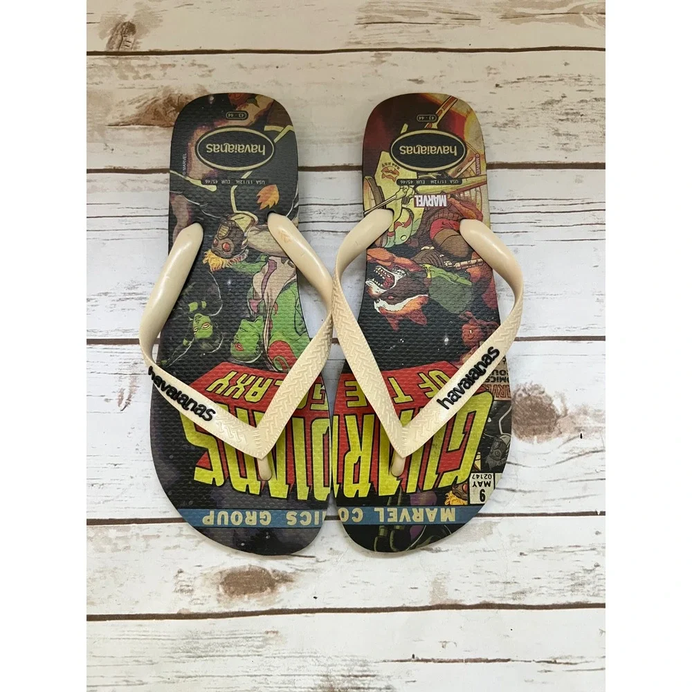 Havaianas Flip Flops Multicolor Marvel Guardians of the Galaxy Mens 11/12M